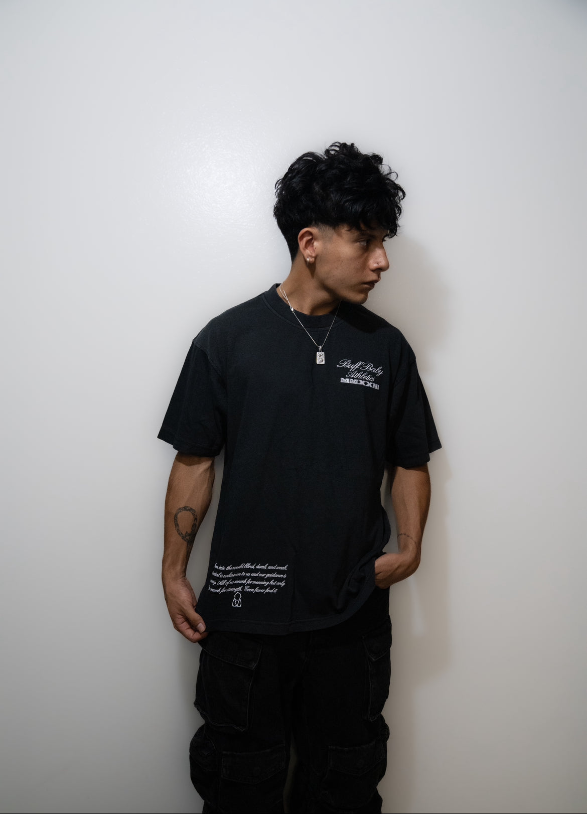 *Signature Pigment Dyed Tee (Black)