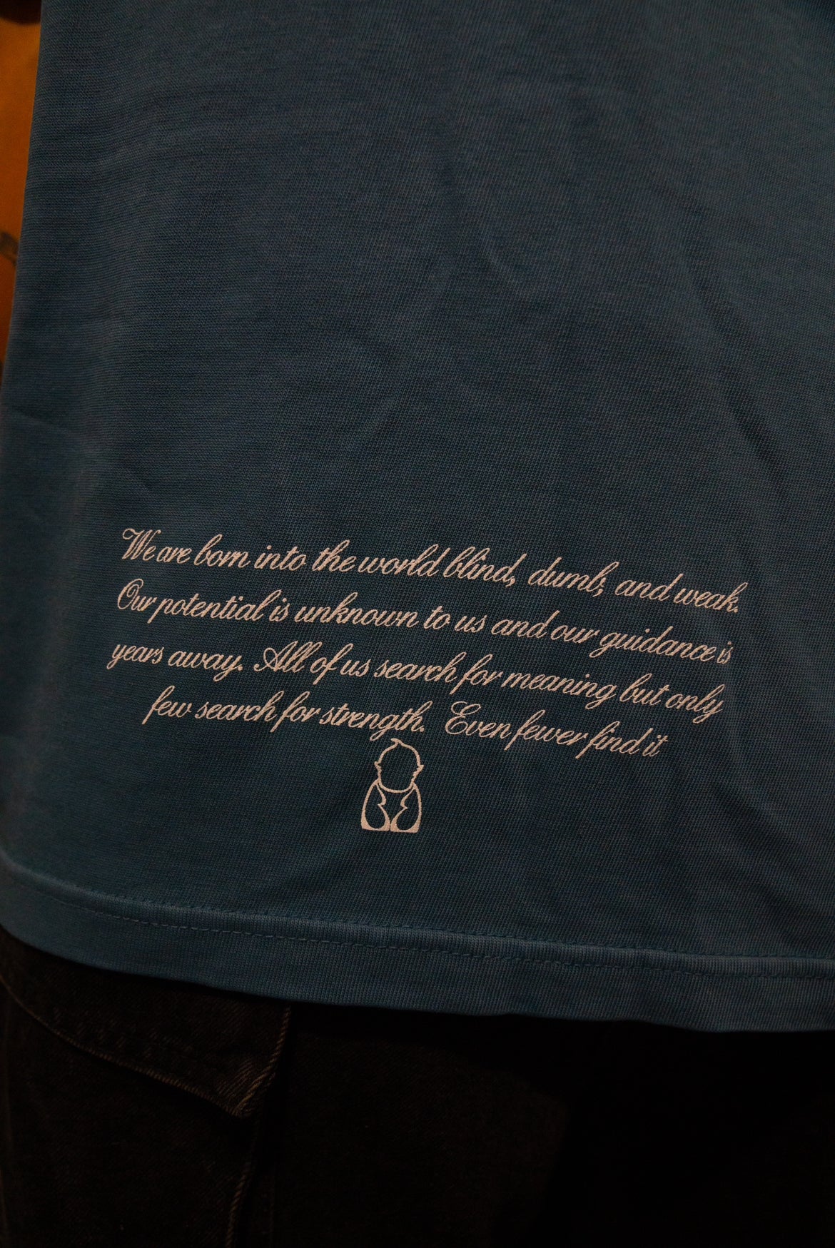 *BB Signature Pigment Dyed Tee (Blue)