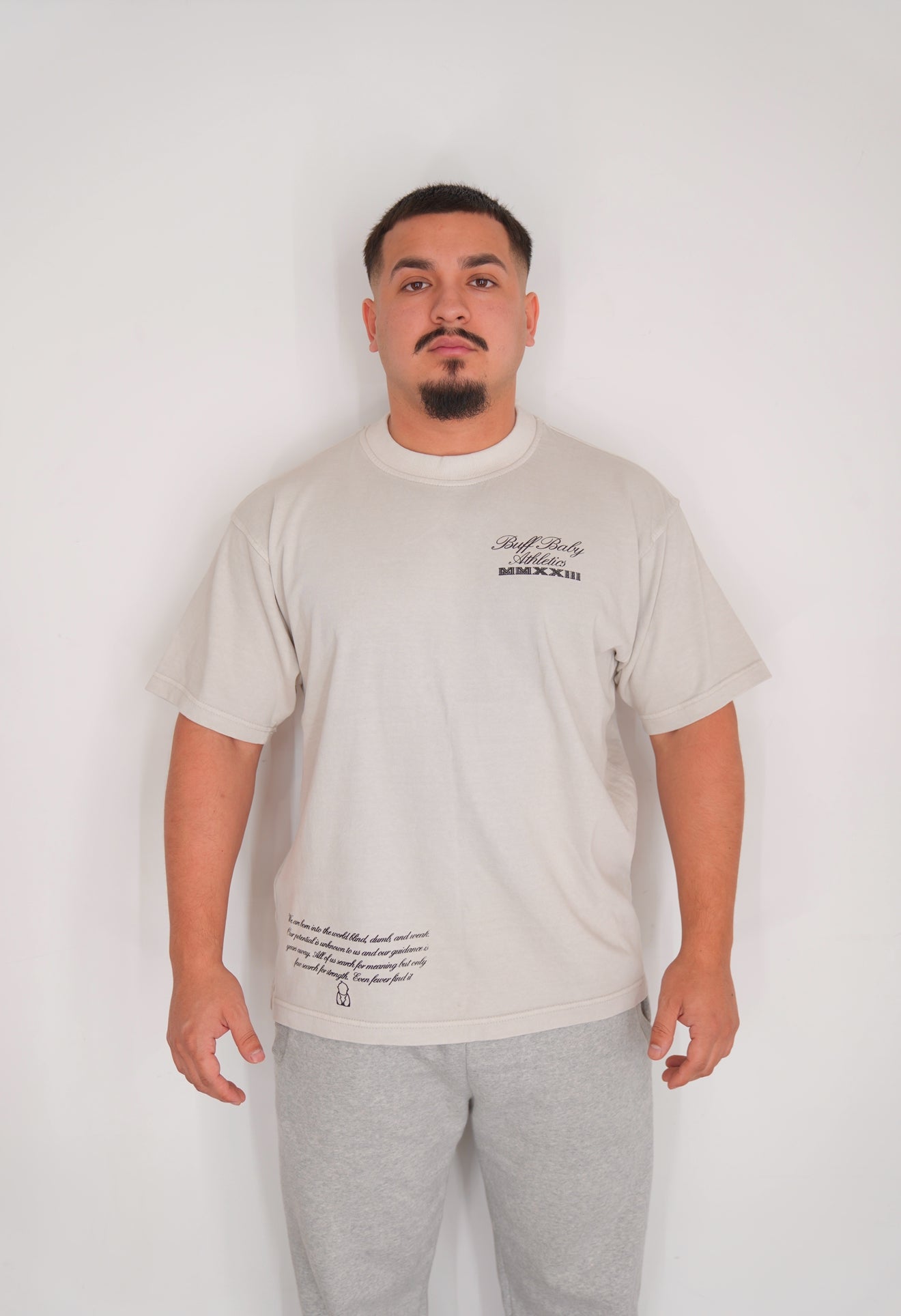 *BB Signature Pigment Dyed Tee (White)