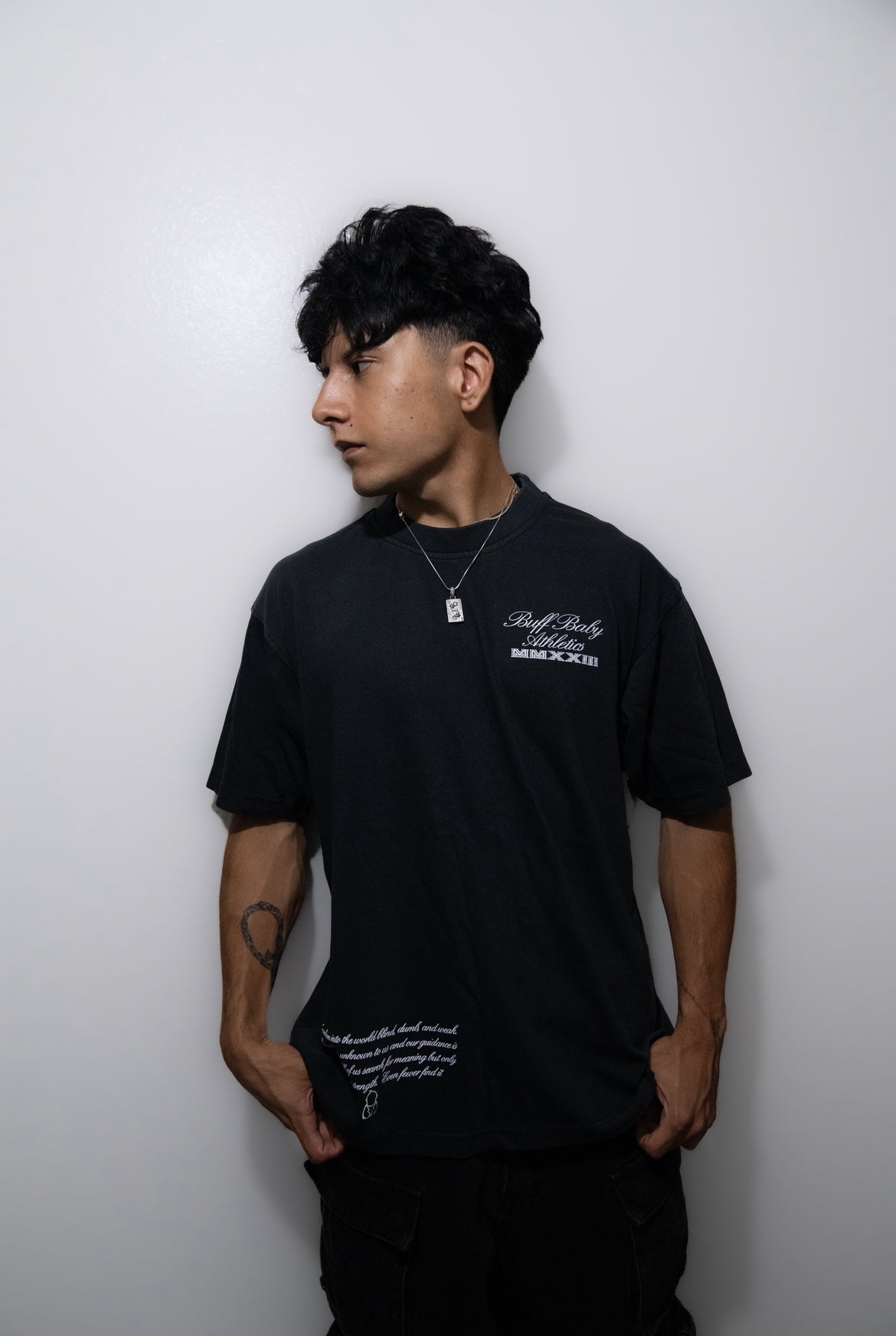 *Signature Pigment Dyed Tee (Black)