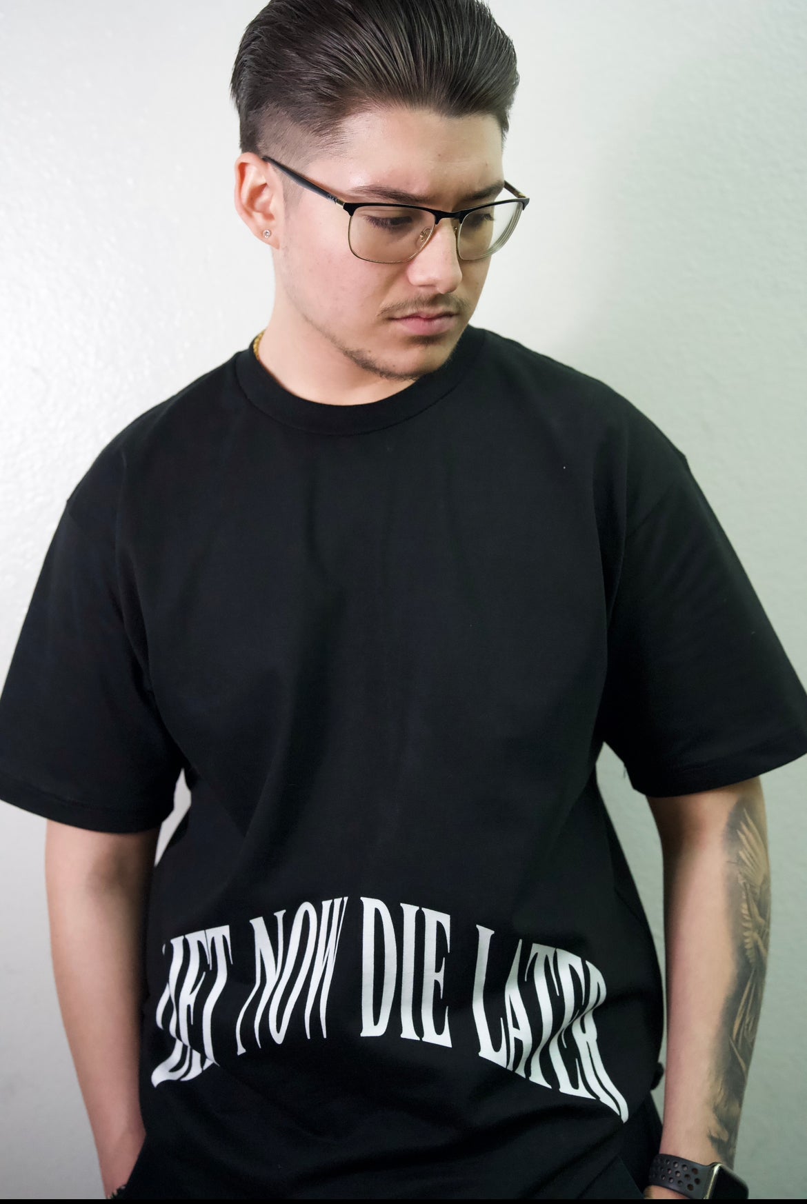 Lift Now Die Later Tablet Tee